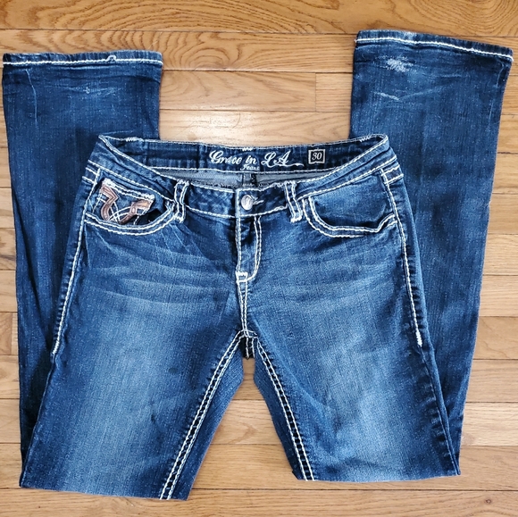 Grace In LA Bootcut Jeans Customized - Picture 3 of 14